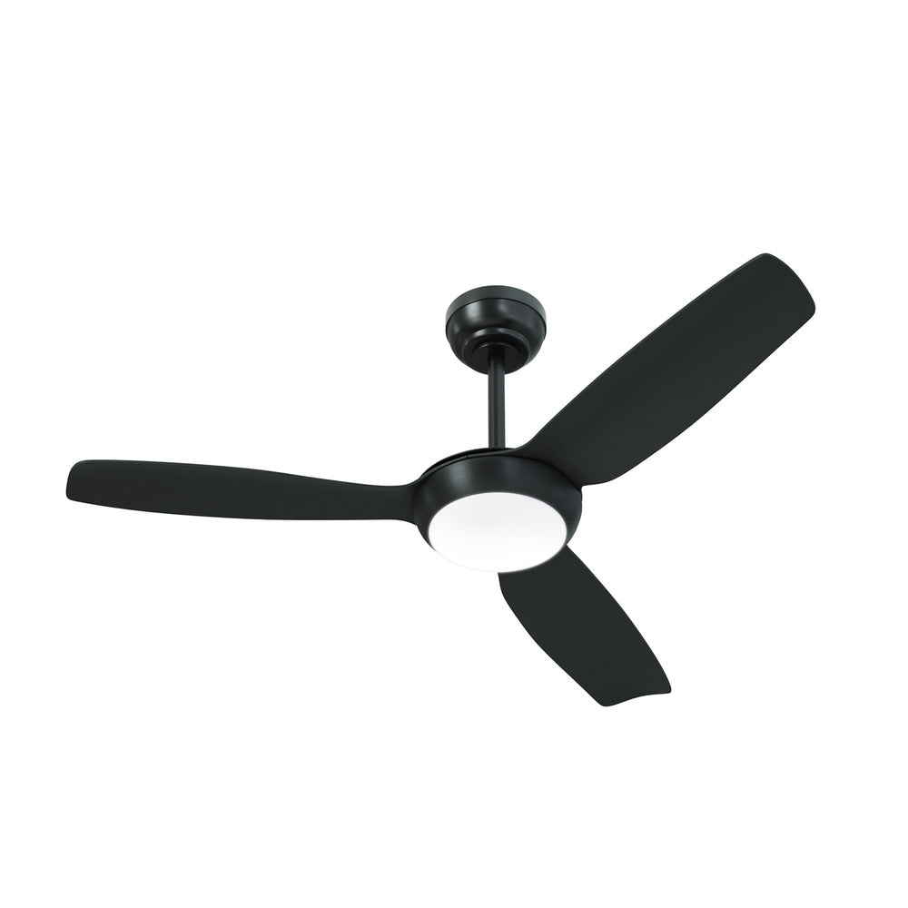 Vevare 52" Ceiling Fan with Light DC Remote Control 5 Speed Black
