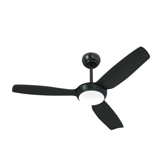 Vevare 52" Ceiling Fan with Light DC Remote Control 5 Speed Black