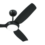 Vevare 52" Ceiling Fan with Light DC Remote Control 5 Speed Black