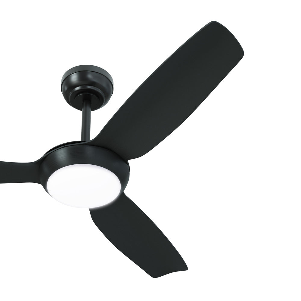 Vevare 52" Ceiling Fan with Light DC Remote Control 5 Speed Black