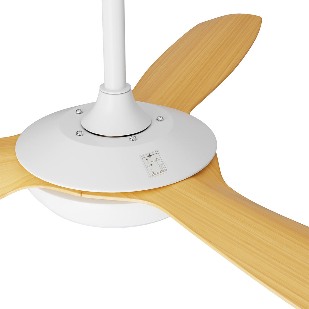 Vevare 52" Ceiling Fan with Light DC Remote Control 5 Speed Wood