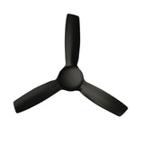 Vevare 52'' Ceiling Fan DC 3 ABS Blades Remote Control Timer Black
