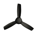 Vevare 52'' Ceiling Fan DC 3 ABS Blades Remote Control Timer Black - Side View
