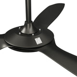 Vevare 52'' Ceiling Fan DC 3 ABS Blades Remote Control Timer Black