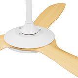 Vevare 52'' Ceiling Fan DC 3 ABS Blades Remote Control Timer Wood - Front View