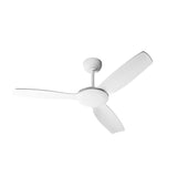 Vevare 52'' Ceiling Fan DC 3 ABS Blades Remote Control Timer White