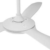 Vevare 52'' Ceiling Fan DC 3 ABS Blades Remote Control Timer White - Side View