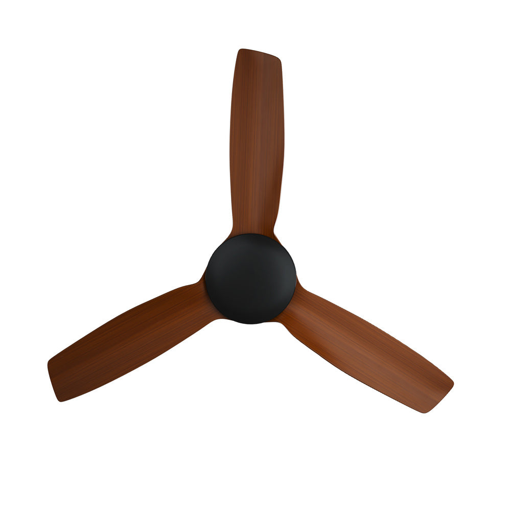 Vevare 52'' Ceiling Fan DC 3 ABS Blades Remote Control Timer Walnut