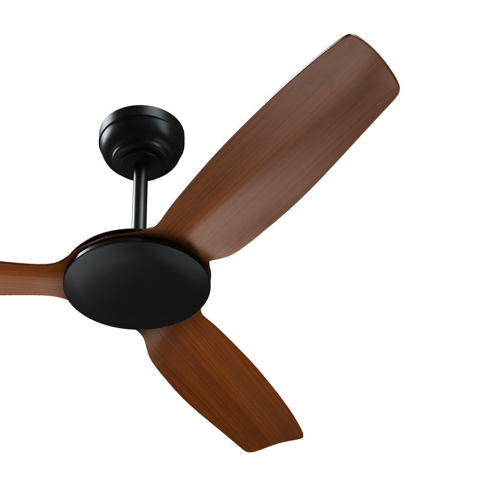 Vevare 52'' Ceiling Fan DC 3 ABS Blades Remote Control Timer Walnut