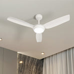 Vevare 52" Ceiling Fan with Light DC Remote Control 5 Speed White, image 4