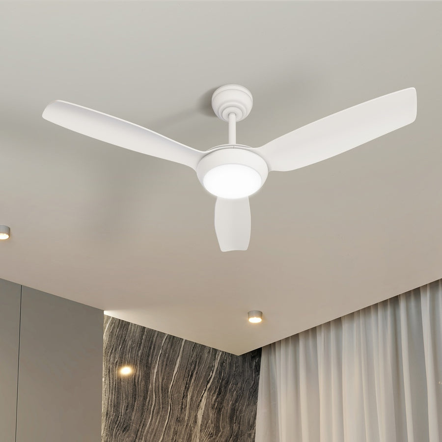Vevare 52" Ceiling Fan with Light DC Remote Control 5 Speed White, image 4