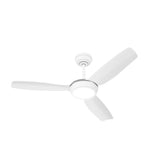 Vevare 52" Ceiling Fan with Light DC Remote Control 5 Speed White