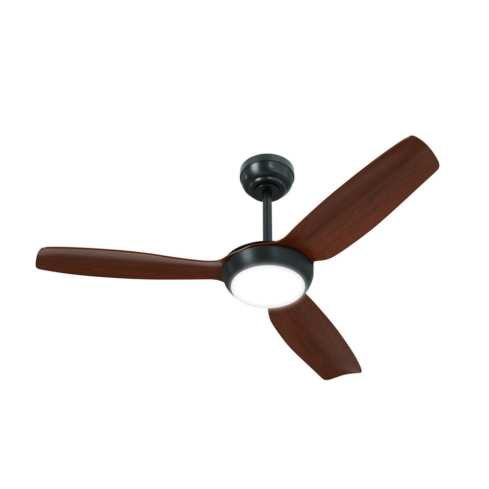 Vevare 52" Ceiling Fan with Light DC Remote Control 5 Speed Walnut