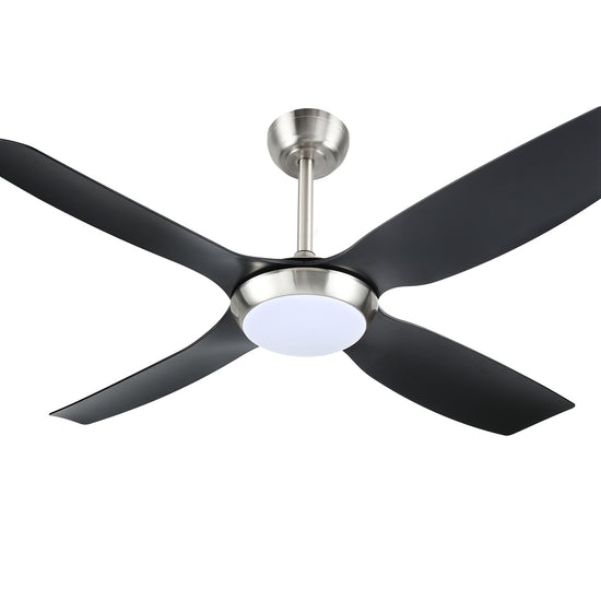 Devanti 52'' Ceiling Fan DC Motor w/Light w/Remote Black