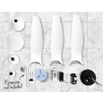 Devanti 64'' Ceiling Fan DC Motor w/Light w/Remote - White, image 6