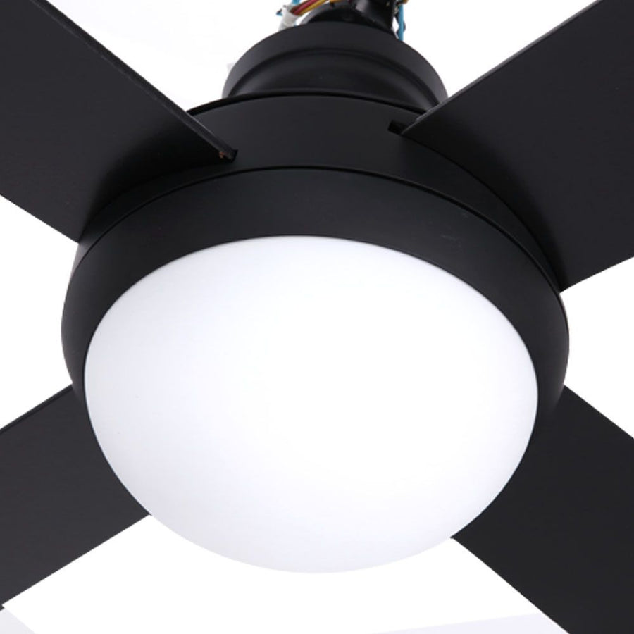 Devanti 52'' Ceiling Fan DC Motor w/Light w/Remote - Black, image 3