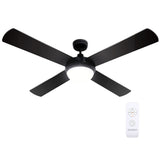 Devanti 52'' Ceiling Fan AC Motor w/Light w/Remote - Black - Extra Image