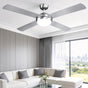 Devanti 52'' Ceiling Fan DC Motor w/Light w/Remote - Silver