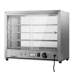 Devanti 64cm commercial hot food warmer display cabinet with 4 trays