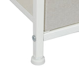 Levede Storage Cabinet Tower Chest of Beige - 45-Degree Angle
