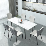 Levede Steel Dining Table 4-6 Seater 150cm-2018816891606405126