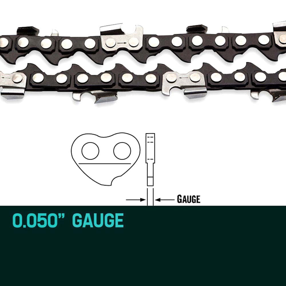 Baumr-AG 10' Premium 3/8' Pitch Commercial Chainsaw Chain Replacement