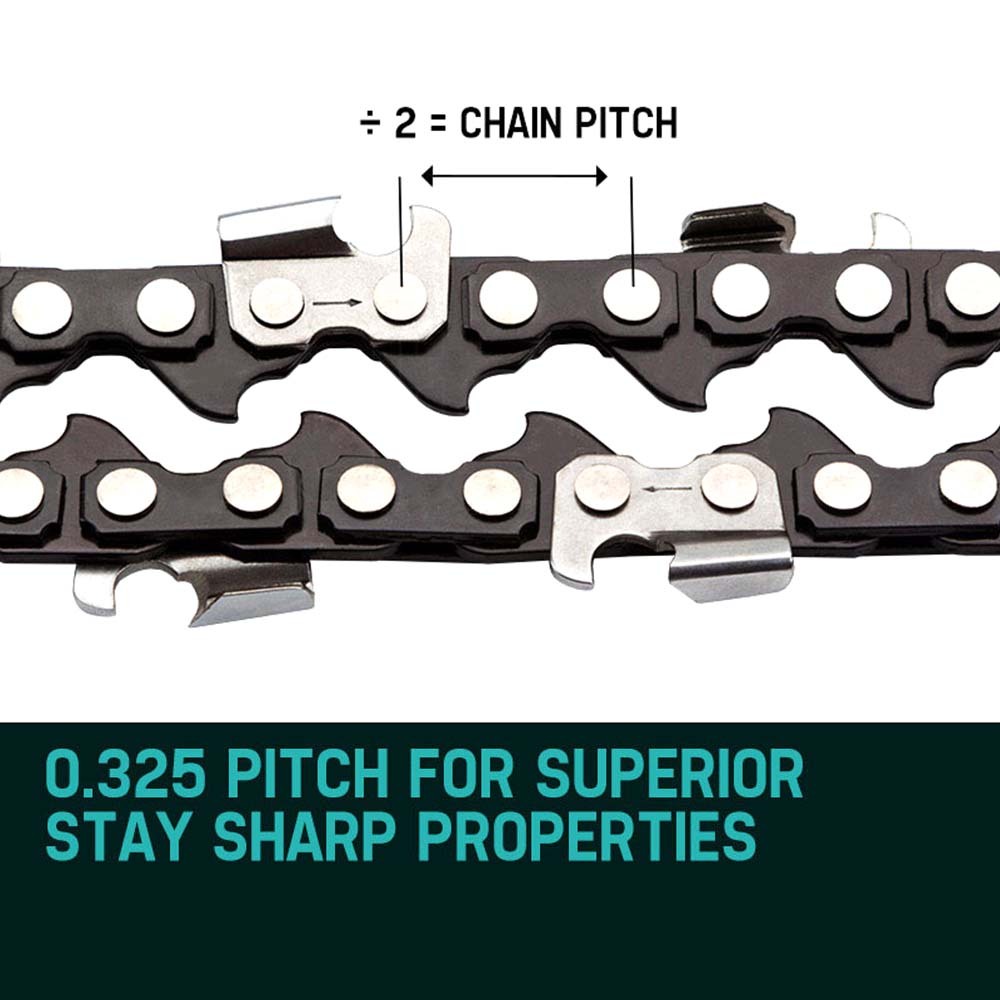 2 X 20' BAUMR-AG CHAINSAW CHAIN 20in Bar Replacement Suits 62cc 66cc Saws