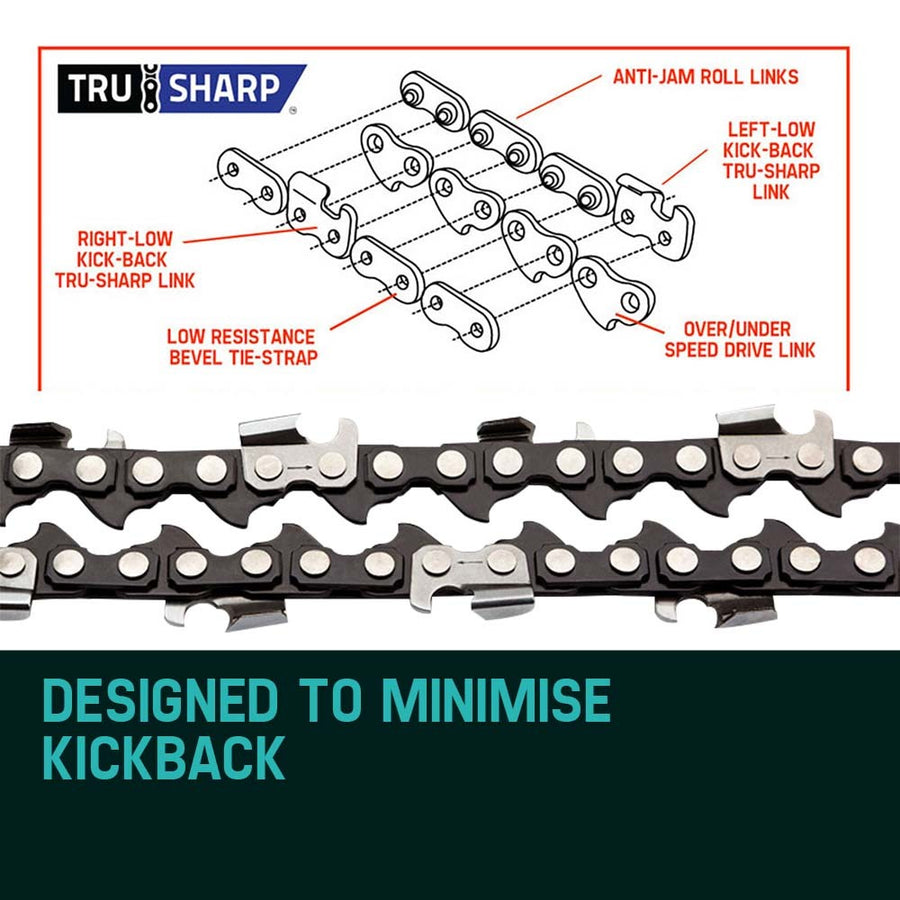 2 X 20' BAUMR-AG CHAINSAW CHAIN 20in Bar Replacement Suits 62cc 66cc Saws