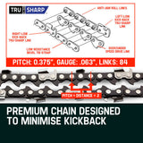 2 x 22' Baumr-AG Chainsaw Chain 22 Inch Bar Replacement 0.325 .058 86DL