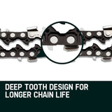 2 x 22' Baumr-AG Chainsaw Chain 22 Inch Bar Replacement 0.325 .058 86DL