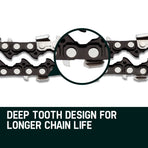2 x 22' Baumr-AG Chainsaw Chain 22 Inch Bar Replacement 0.325 .058 86DL