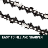 2 x 22' Baumr-AG Chainsaw Chain 22 Inch Bar Replacement 0.325 .058 86DL