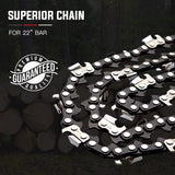 Baumr-AG 22' Premium 0.325' Pitch Commercial Chainsaw Chain Replacement