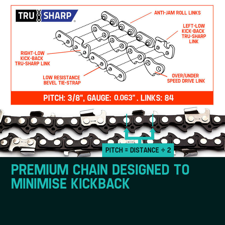 Baumr-AG 24' 84 Link Premium Tru-Sharp Chainsaw Chain