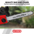BAUMR-AG 2000W Electric Chainsaw, 16 Inch Oregon Bar and Chain
