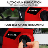 BAUMR-AG 2000W Electric Chainsaw, 16 Inch Oregon Bar and Chain - 45-Degree Angle