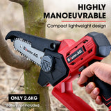 BAUMR-AG SW1 20V Cordless Mini Chainsaw Skin Only, Electric Battery Powered Tree Pruner