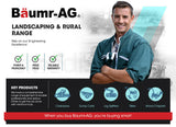 BAUMR-AG 25CC Petrol Chainsaw Arborist 10' Bar E-Start Tree Pruning Garden Chain Saw - Front View