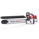 BAUMR-AG Petrol Commercial Chainsaw 24' Bar E-Start Chain Saw Top Handle Pruning