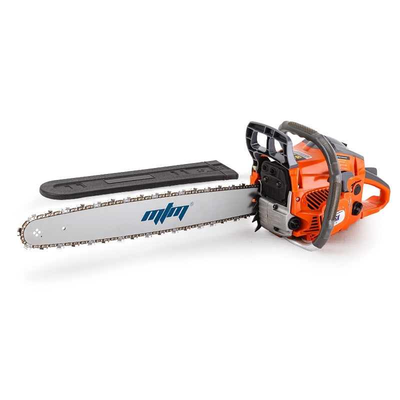 MTM Petrol Commercial Chainsaw 22' Bar E-Start Tree Pruning Chain Saw Top Handle