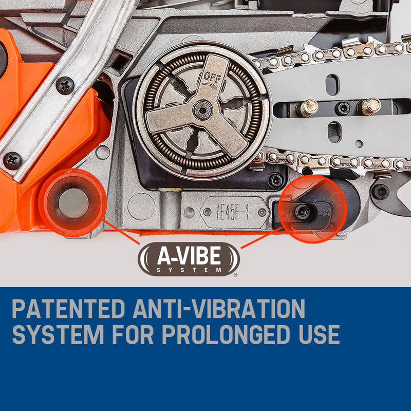 MTM Petrol Commercial Chainsaw 22' Bar E-Start Tree Pruning Chain Saw Top Handle
