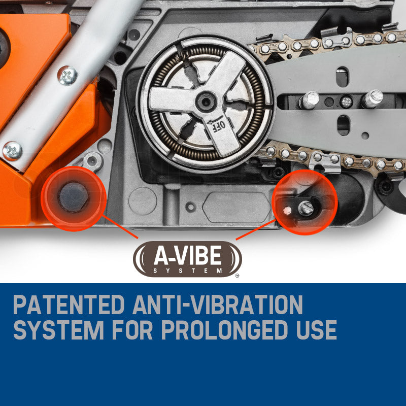 MTM Petrol Commercial Chainsaw 22' Bar Chain Saw E-Start Tree Pruning Top Handle
