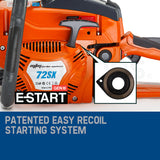 MTM Petrol Commercial Chainsaw 22' Bar Chain Saw E-Start Tree Pruning Top Handle