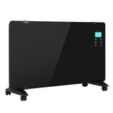 Devanti Electric Convection Heater Black 2000W - Side View