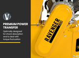 MICHIGAN 18HP 420cc Petrol Commercial Wood Chipper, Tree Mulcher - Ravenger 1750 - Close-Up Angle