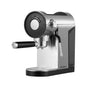 Devanti 20 Bar Espresso Coffee Machine Cafe Maker, 1360W with Milk Frothing and Mug Warmer, Silver