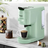 Vevare Capsule Coffee Machine 19 Bars 3-in-1 Nespresso Cafe Maker Mint