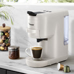 Vevare Capsule Coffee Machine 19 Bars 3-in-1 Nespresso Cafe Maker Milk White