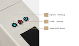 Vevare Capsule Coffee Machine 19 Bars 3-in-1 Nespresso Cafe Maker Milk White