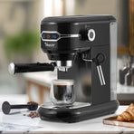 Vevare Coffee Machine Latter Cappuccino Maker Milk Frother Black